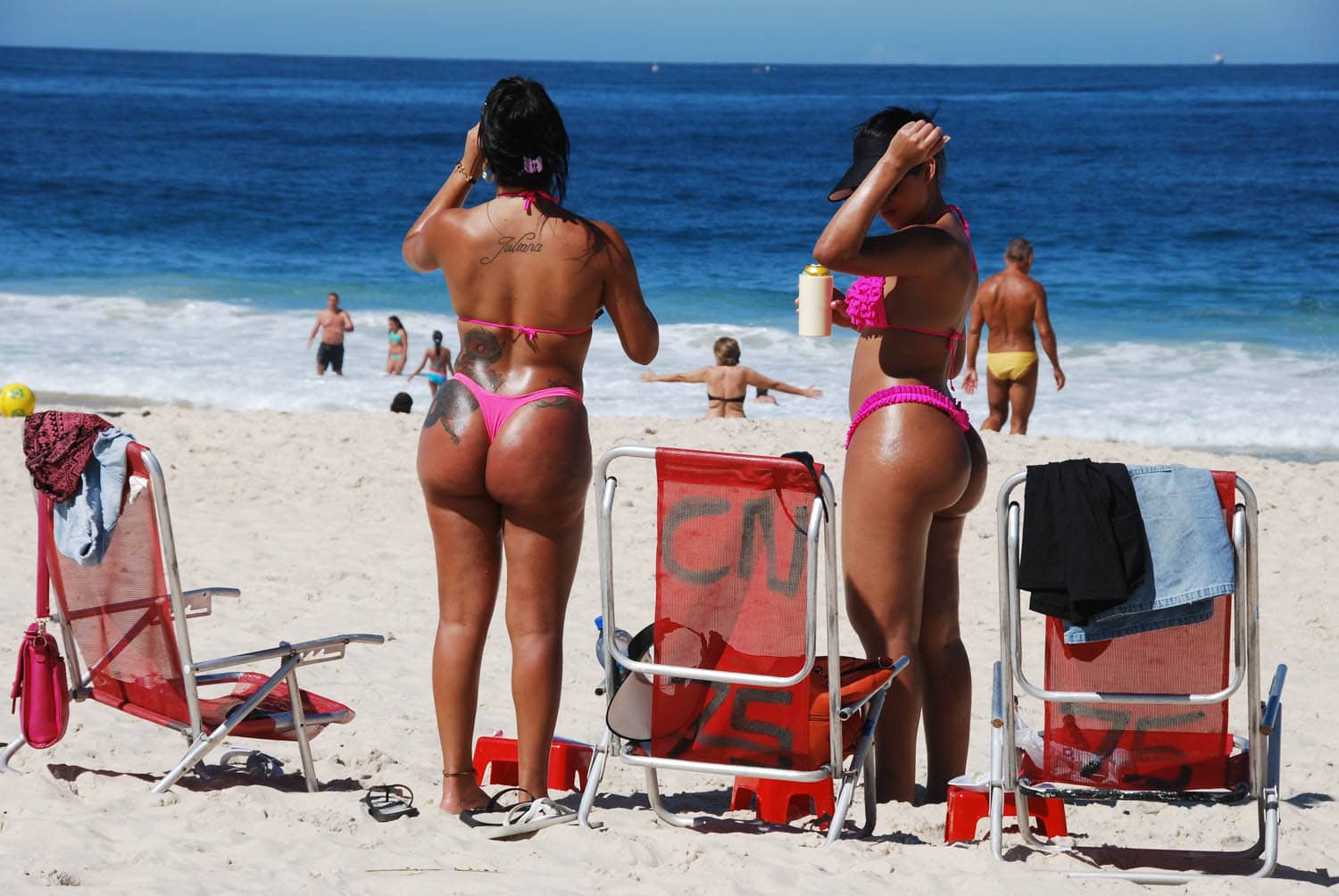 Brazillian thong bikinis
